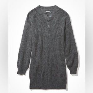 American Eagle Outfitters Henley Sweater Dress